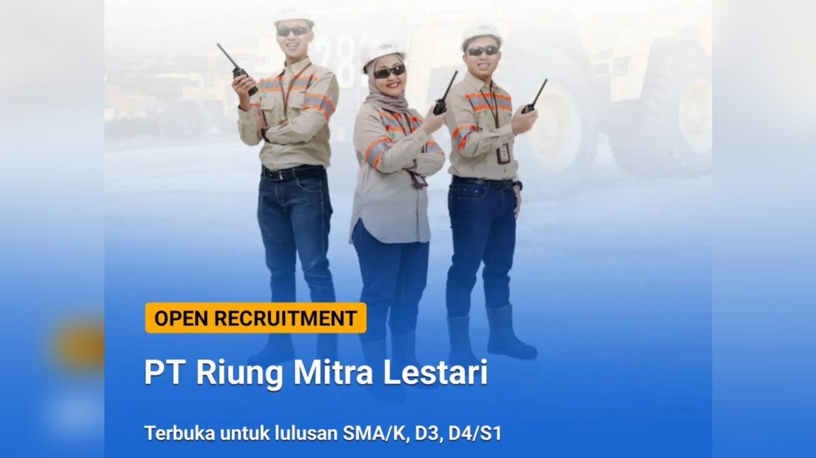 17 Lowongan Kerja Sumatera Selatan Dibuka PT Riung Mitra Lestari Kontraktor Pertambangan Batubara Nasional