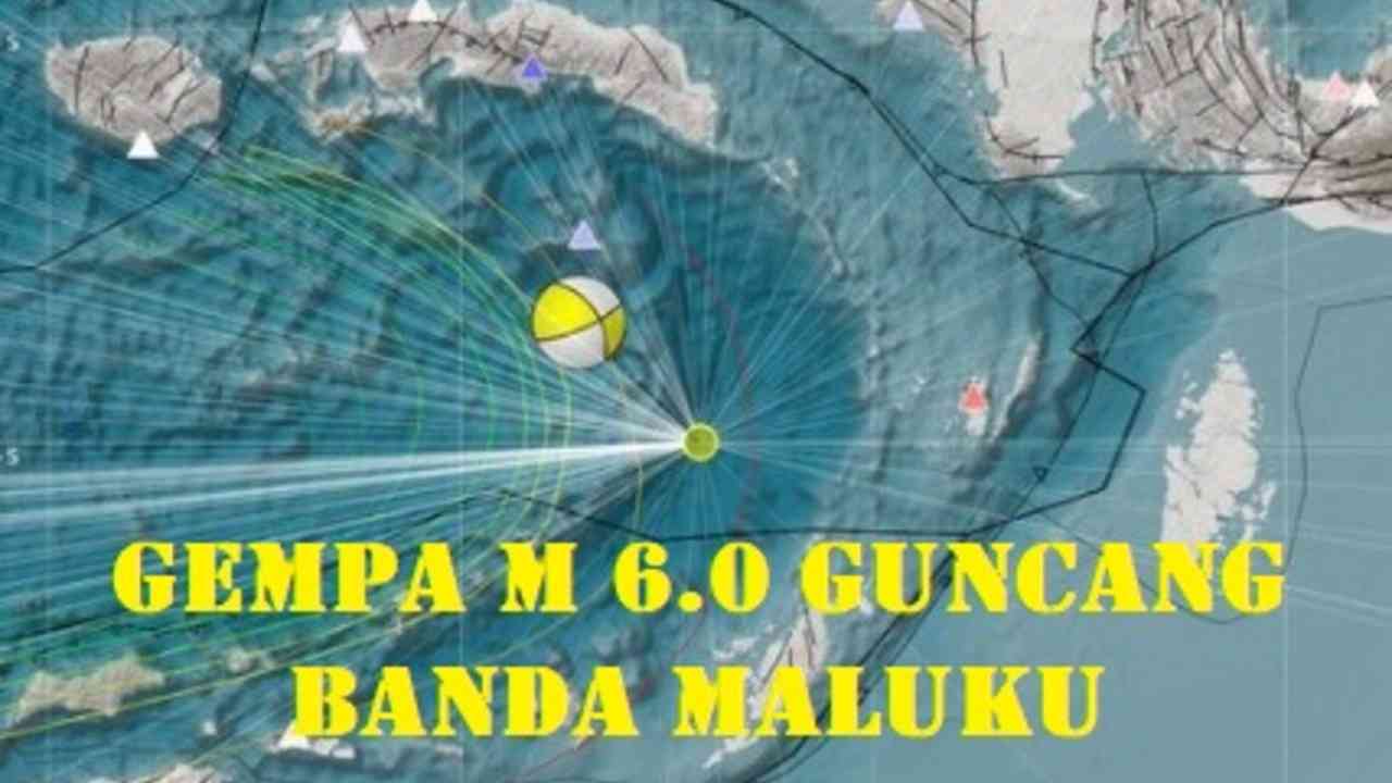 Gempa 6.0 Magnitudo Guncang Banda Maluku, Getarannya hingga Sorong. Tak Berpotensi Tsunami