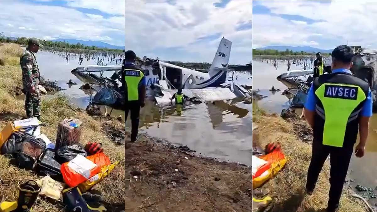 VIRAL! Pesawat SAM Air Jatuh Sebelum Landing, Semua Penumpang Dinyatakan Tewas