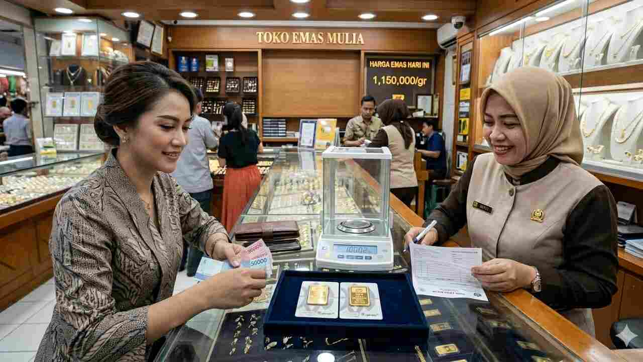 Update Harga Emas Pegadaian Jumat 15 Mei 2026, Antam Bertahan Saat UBS dan Galeri24 Melemah