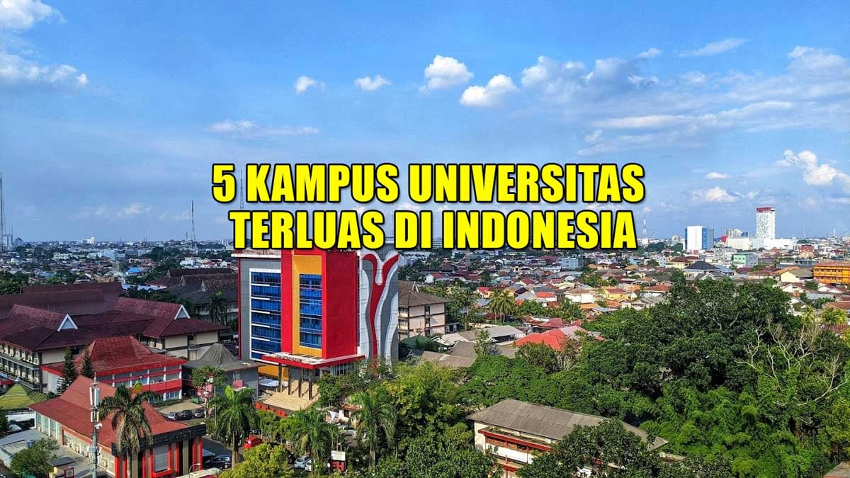 5 Universitas Terluas di Indonesia, Unsri Ternyata Lebih Besar dari Vatikan dan Monako  