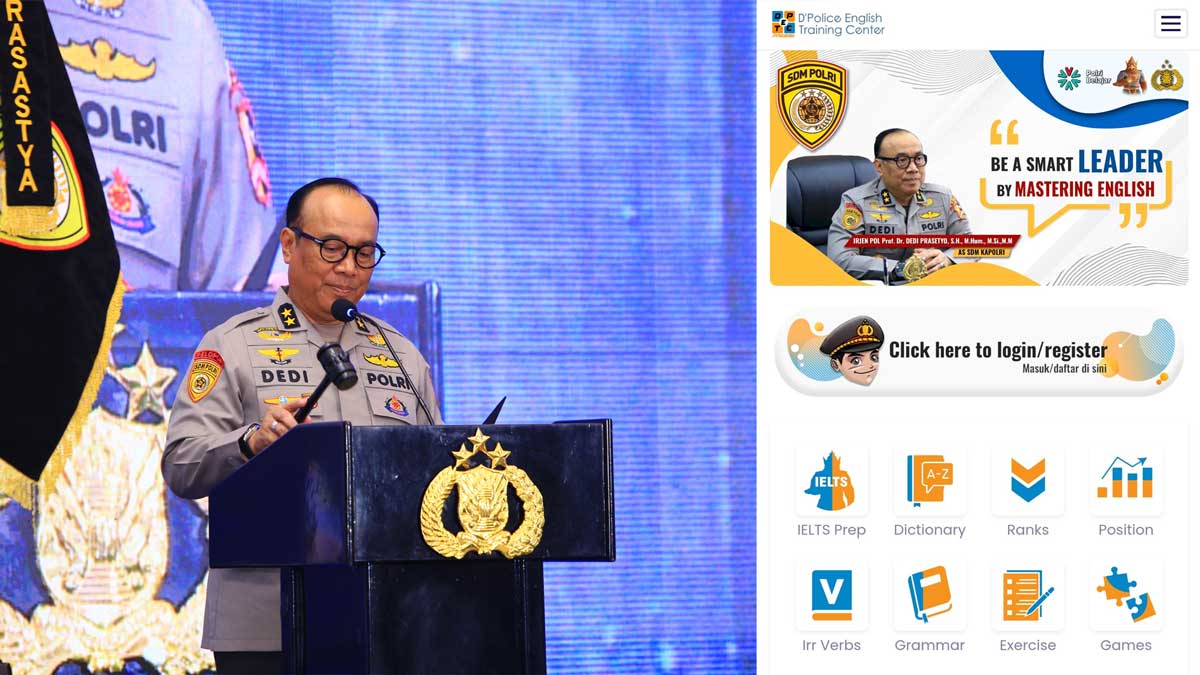 Polri Luncurkan Aplikasi Digital Police English, SSDM Polri: Permudah Personel Ikut Tes IELTS