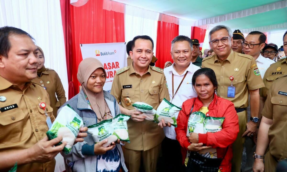 Pj Gubernur Agus Fatoni Launching Gerakan Pengendalian Inflasi Serentak Se-Sumsel, Bantu Masyarakat  