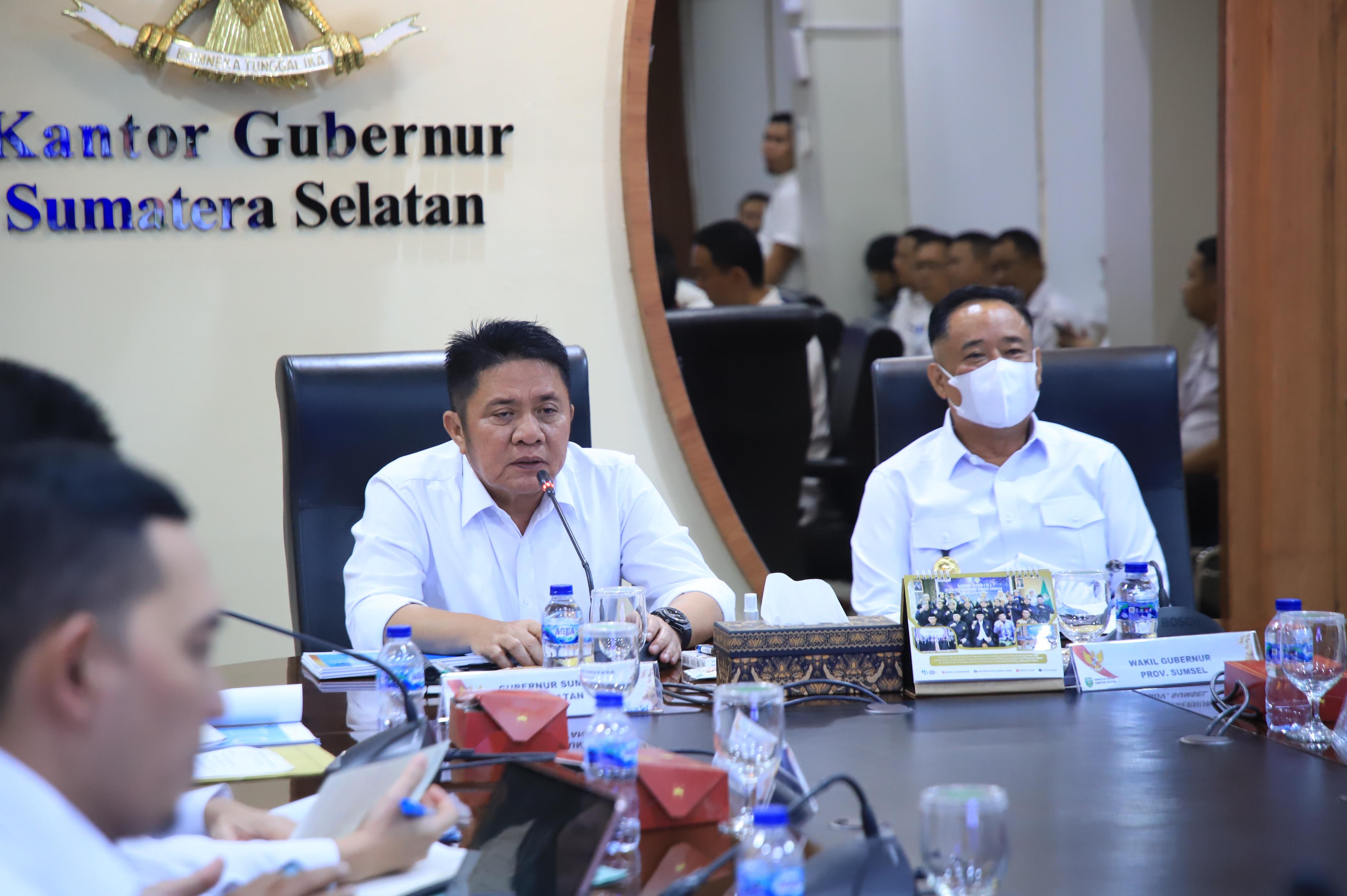 Audiensi dengan Bupati OKI, Herman Deru Bahas Bangubsus untuk Pembangunan Infrastruktur di OKI