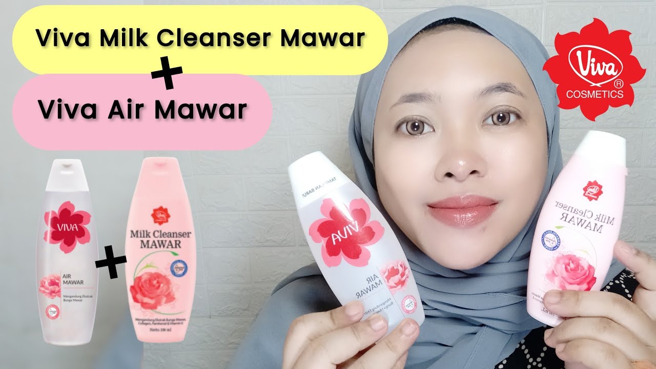 Rangkaian skincare pembersih wajah harian Viva Cosmetics