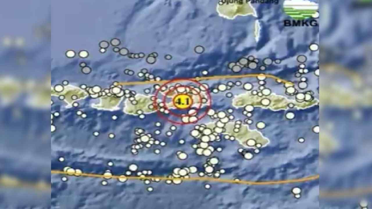 Update BMKG, Gempa 4.1 Magnitudo Guncang Dompu NTB, pada Kedalaman 109 Km, Tak Berpotensi Tsunami