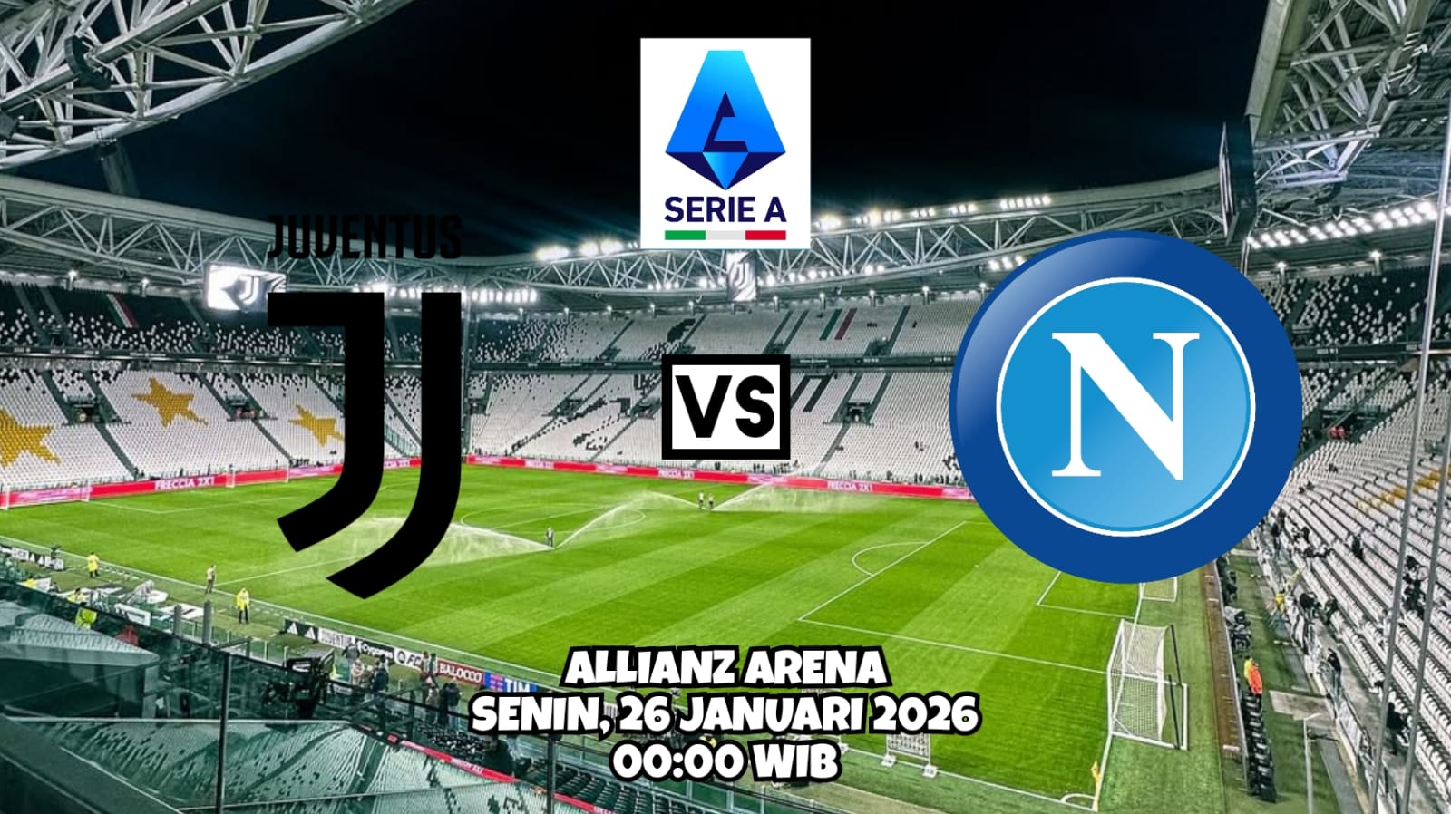 Liga Serie A Juventus vs Napoli: Big Match Dua Rival Abadi di Turin