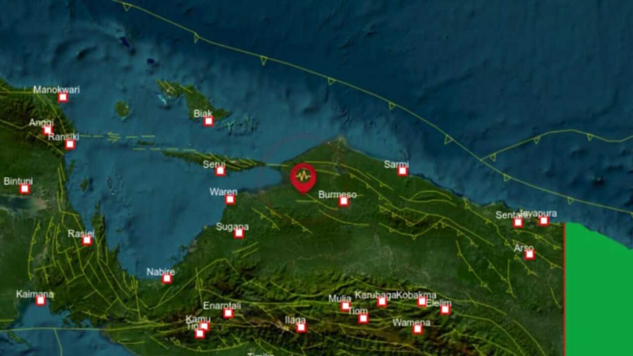 Pagi Ini Papua Diguncang Gempa 4.4 Magnitudo, Cek Update Terkini Stasiun Geofisika Nabire