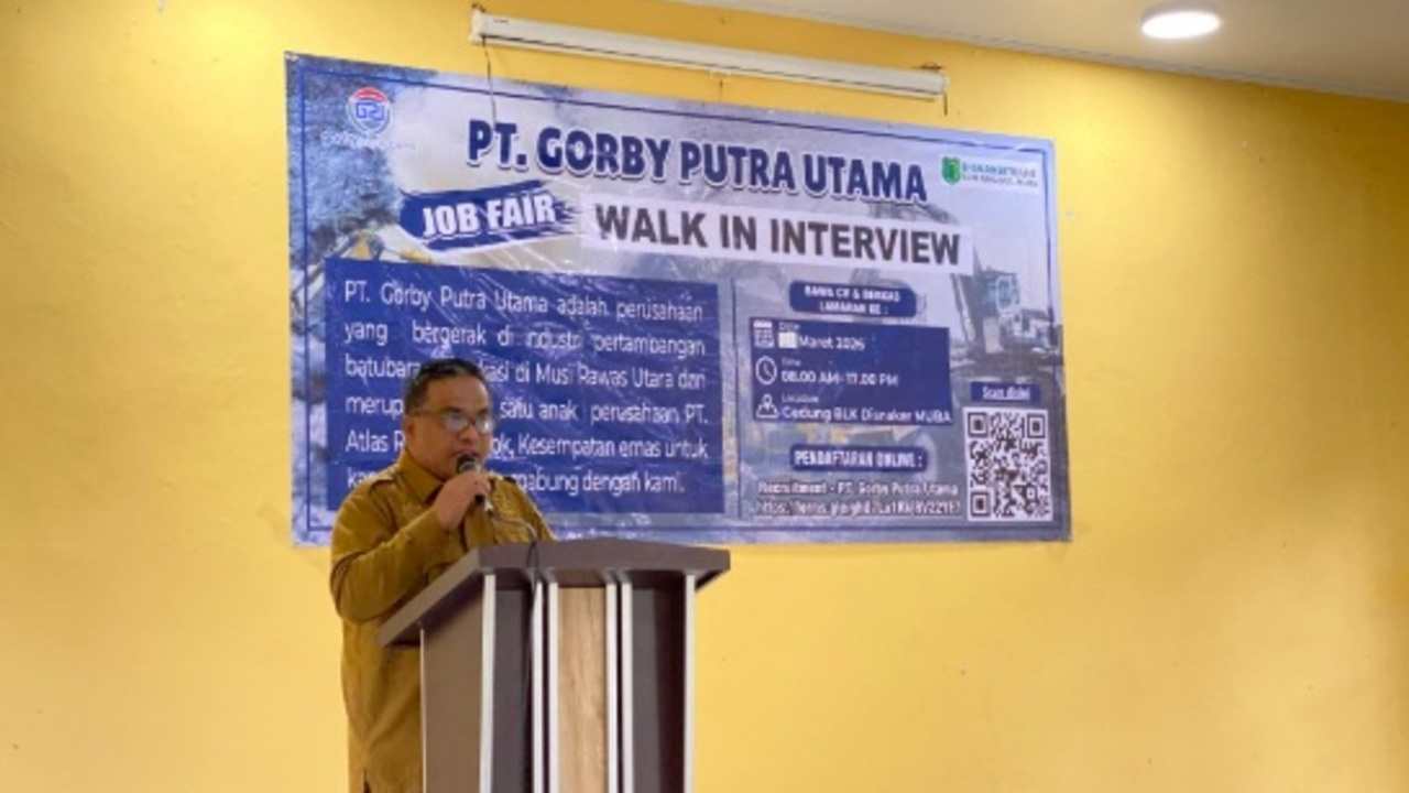 Gelar Walk Interview, PT Gorby Putra Utama Sasar Tenaga Kerja Lokal Muba
