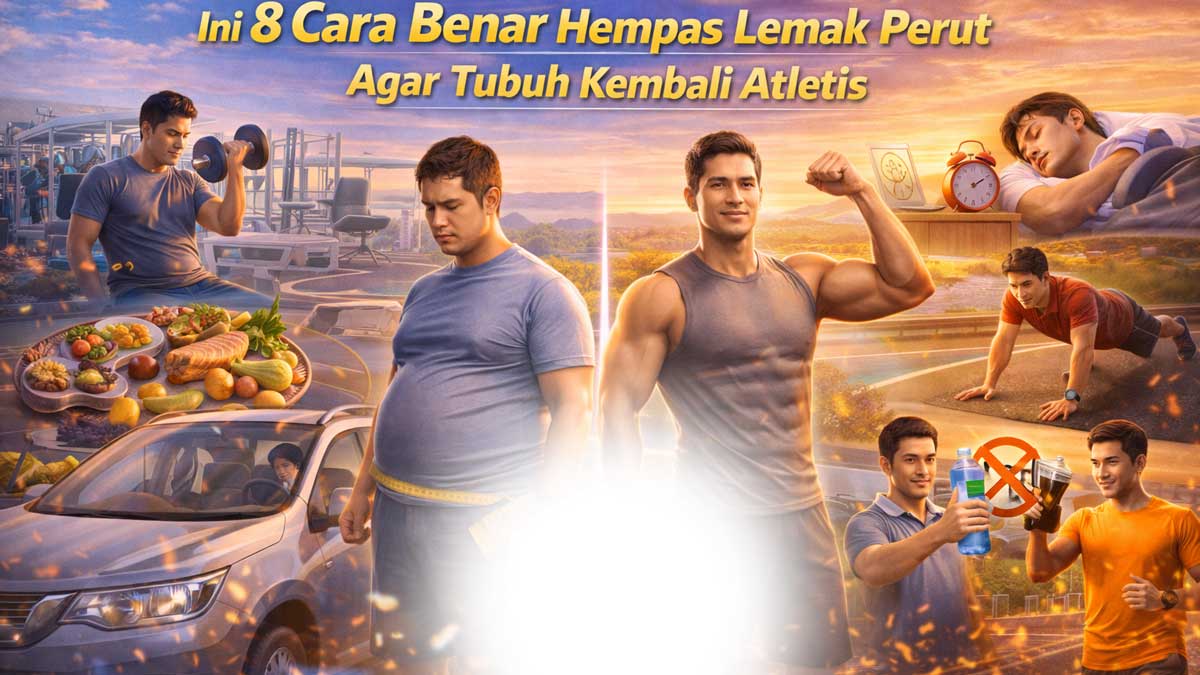 Jangan Asal Diet! Ini 8 Cara Benar Hempas Lemak Perut Pria Agar Tubuh Kembali Atletis