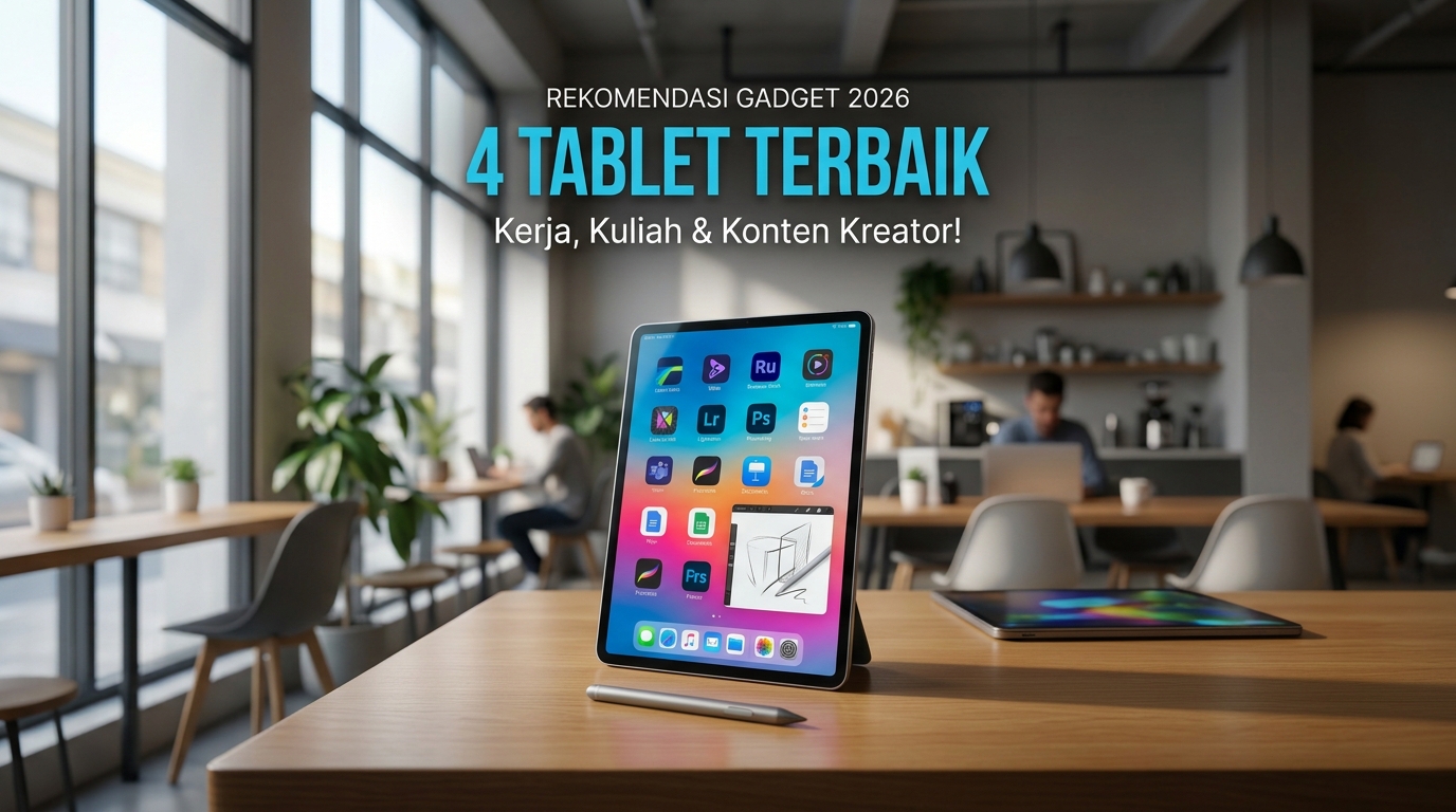 4 Rekomendasi Tablet Terbaik untuk Tahun 2026 Pekerjaan, Kuliah, Hiburan, dan Kreator Konten