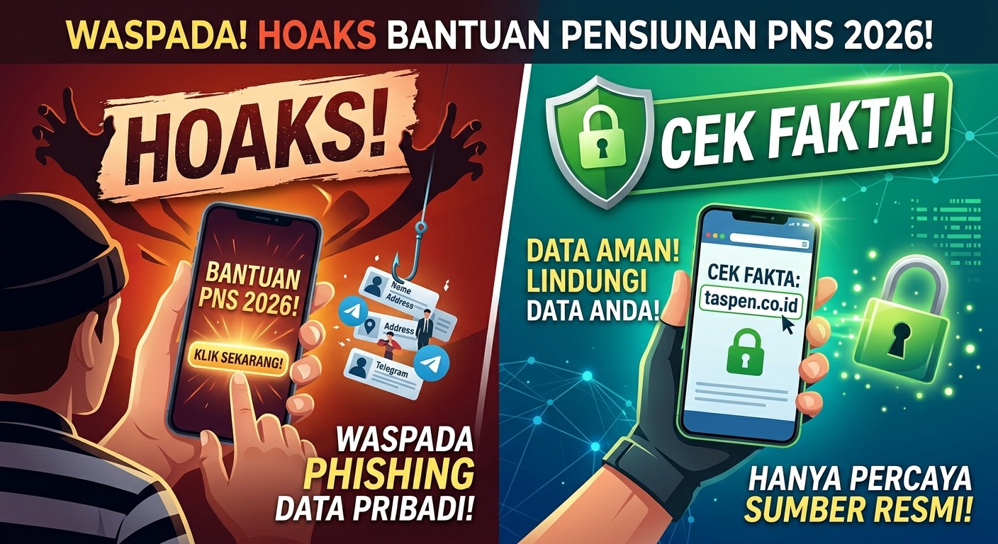 GEGER PARAH! Link Bantuan Sejahtera Purna Bakti 2026 Pensiunan PNS Ternyata Hoaks Phishing, Jangan Terkecoh!