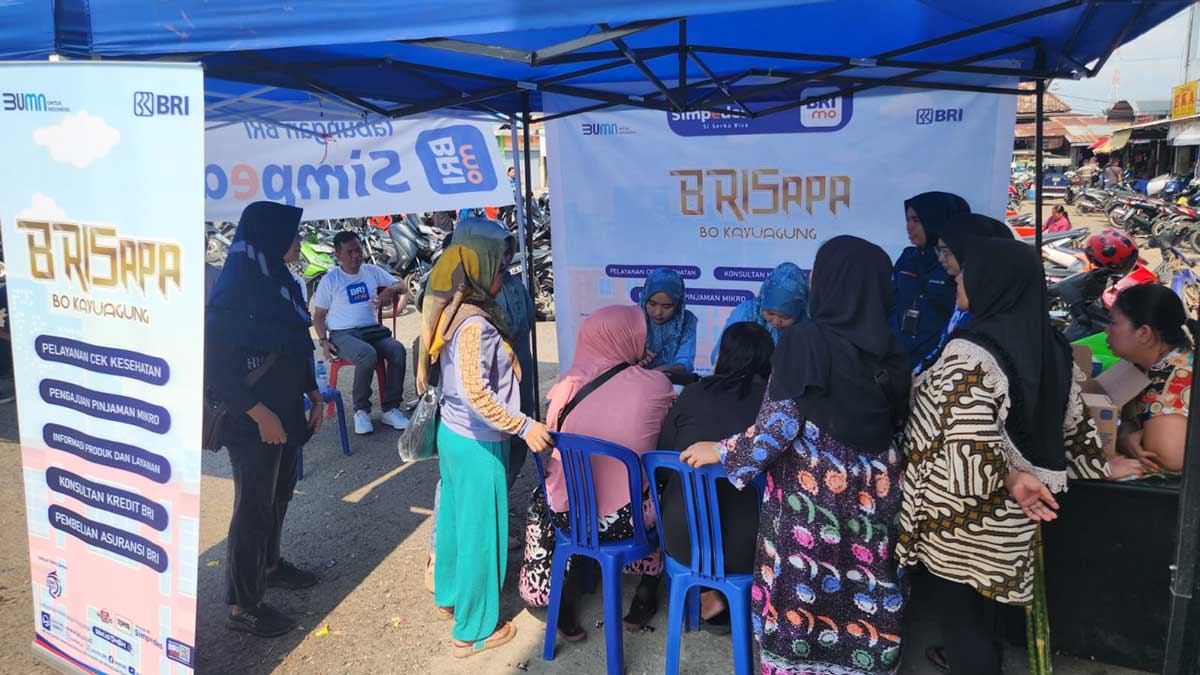 BRI SAPA Gencar Edukasi Cashless di Kayuagung