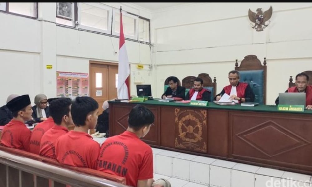 5 Tahanan rutan Pakjo kini Jalani Persidangan Atas Kasus Pembunuhan di PN Kelas 1 A Palembang 