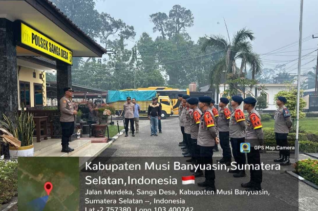 Perkuat Pengamanan Wilayah, 12 Personel BKO Brimob Bergabung di Polsek ...