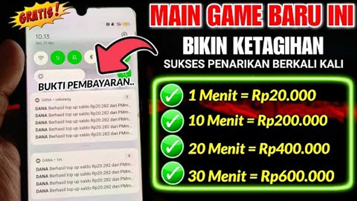 Cuan Cuma-Cuma! Game Ajaib Penghasil Saldo DANA Gratis Rp100.000, Buruan Unduh Sekarang Juga