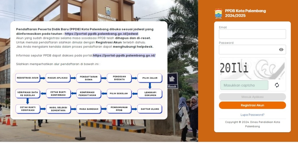 Berikut Ini Cara Daftar PPDB Jalur Zonasi dan Jumlah Kuota Penerimaan SMP Negeri Palembang