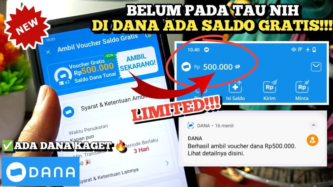 KLAIM SEKARANG JUGA! Ada Saldo DANA Gratis Rp250 Ribu Cukup Main di Aplikasi Penghasil Uang Ini