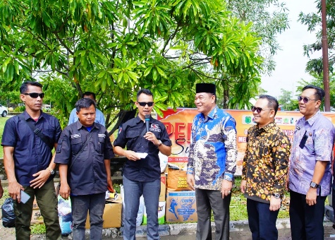 Bupati Toha Beri Apresiasi Aktivis Muba Galang Bantuan Korban Banjir dan Longsor Sumatera
