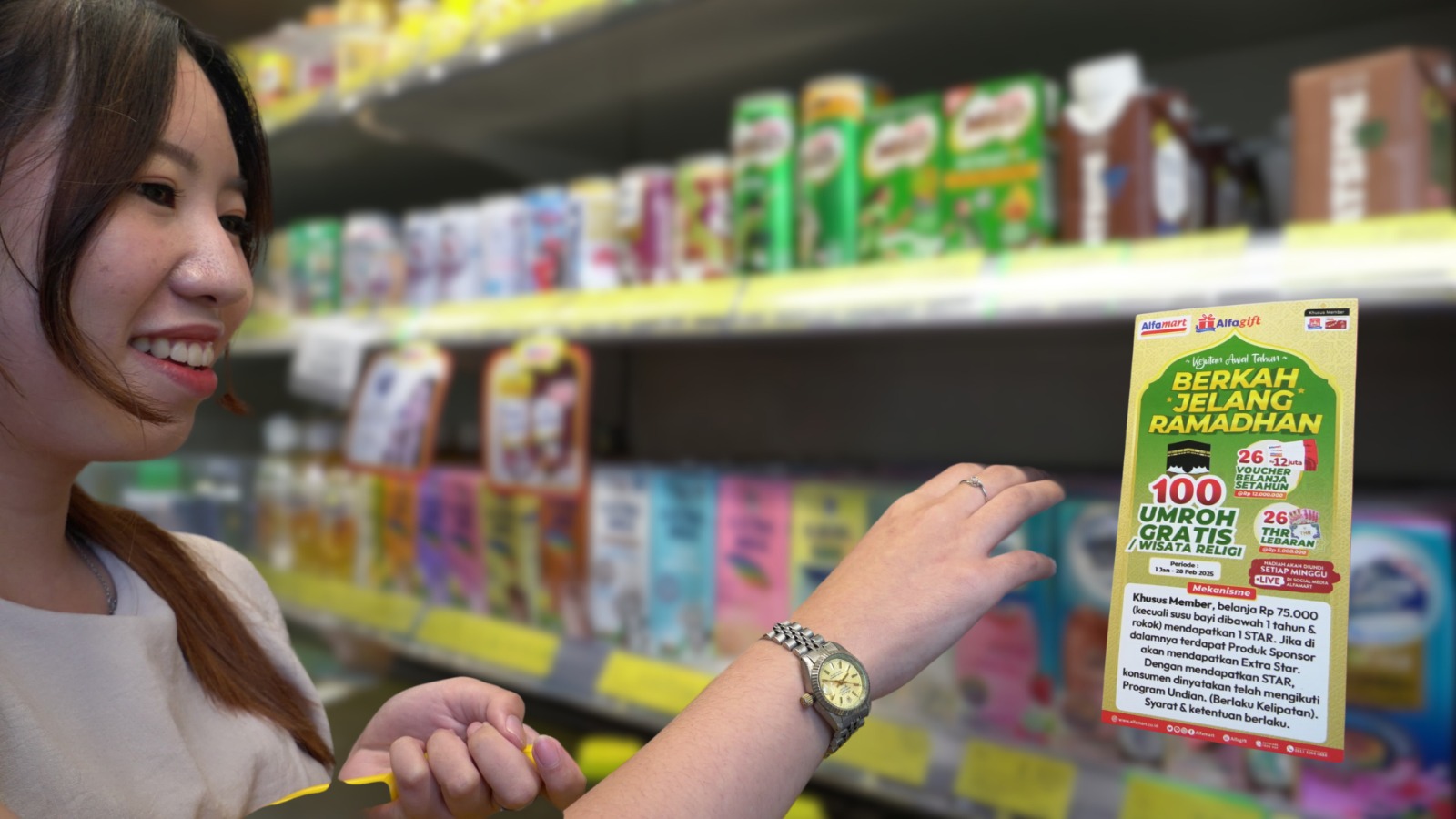 Alfamart Bagikan 100 Tiket Umrah Gratis untuk Konsumen Setia, Cek Caranya Di Sini!