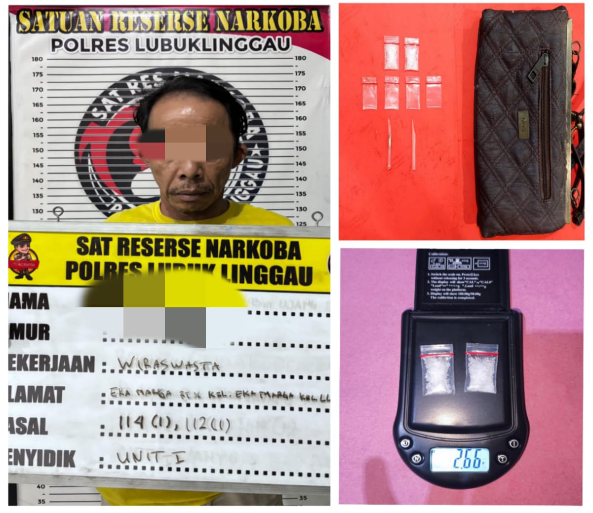 Satres Narkoba Polres Lubuklinggau Komitmen Berantas Narkotika, Ini Salah Satu Buktinya