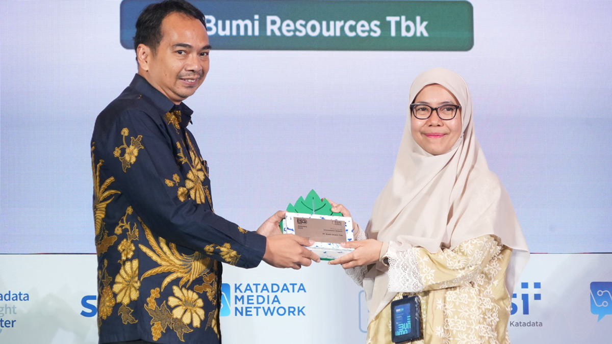 Buktikan Transformasi Hijau di Sektor Pertambangan, PTBA Sabet Katadata ESG Index Awards 2025 