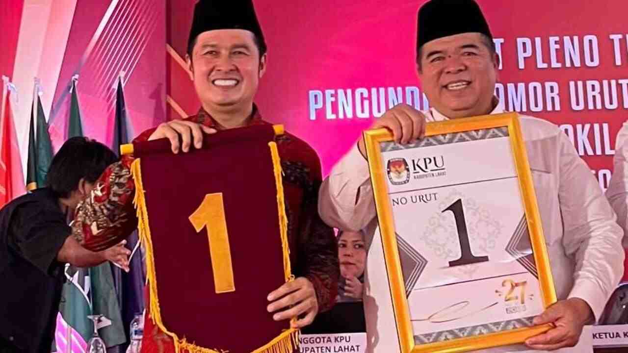 Dapat Nomor Urut 1 Pilkada Lahat 2024, Ini Kata Yulius Maulana  