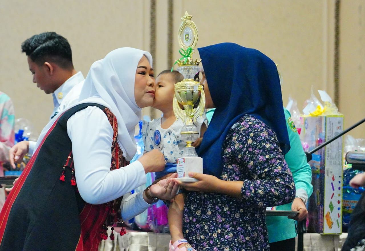 Ketua TP PKK Sumsel Feby Deru Tekankan Pentingnya Kesehatan Balita Lewat Lomba Balita Indonesia 