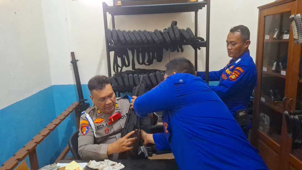 Sidak Senjata Api Personel, Kabid Propam Polda Sumsel: Tidak Ada Toleransi Pelanggaran
