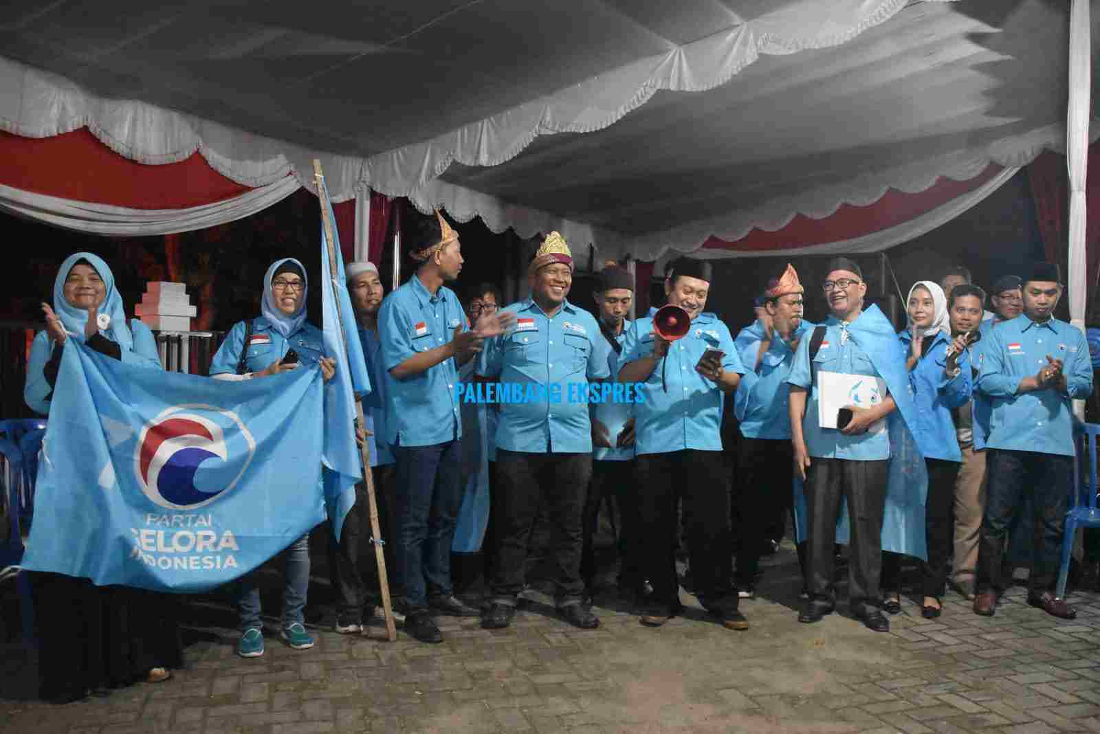 Janji Hadir Untuk Rakyat, DPD Partai Gelora Palembang Target 1 Kursi Setiap Dapil