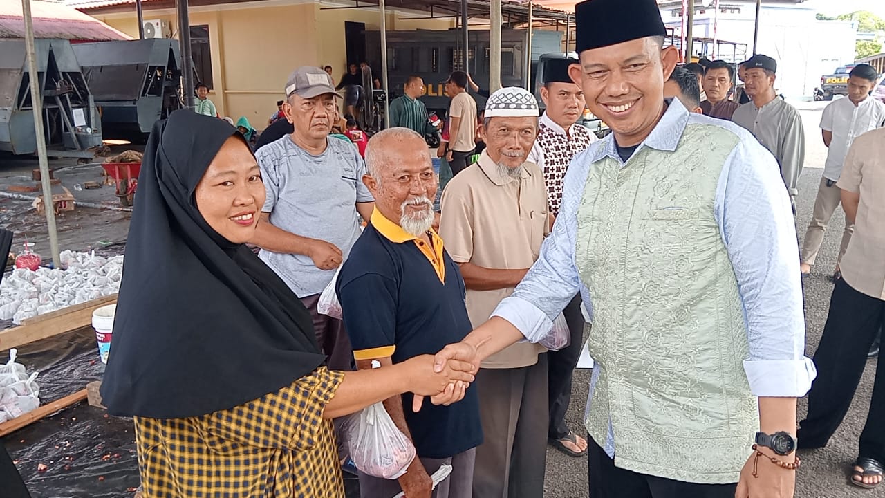 Polres Musi Rawas Kurban 20 Sapi dan 2 Kambing