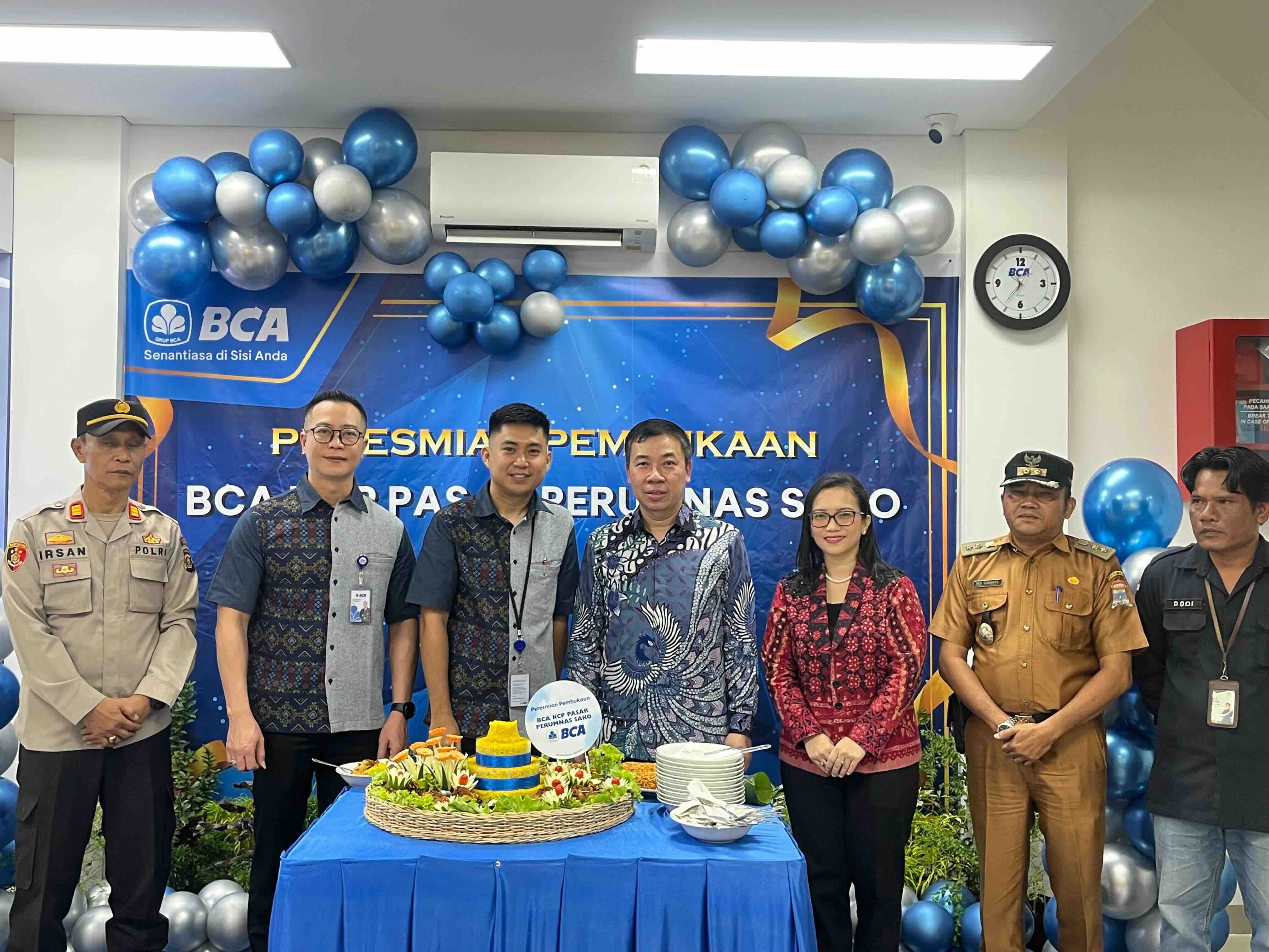 BCA Resmikan Gedung Baru, Tingkatkan Status KCP Pasar Perumnas Sako di Palembang