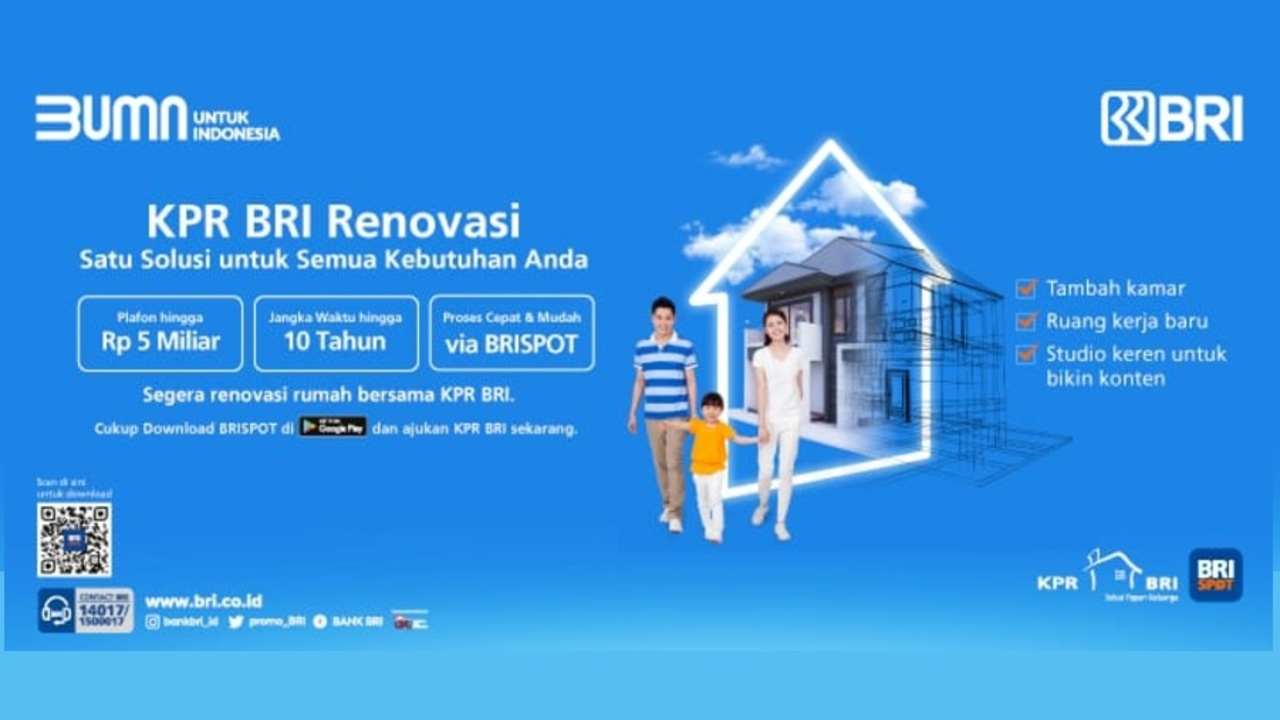 Solusi Dana Cepat saat Renovasi Rumah, Ambil Kredit BRI lewat Kantor, Prosesnya Mudah