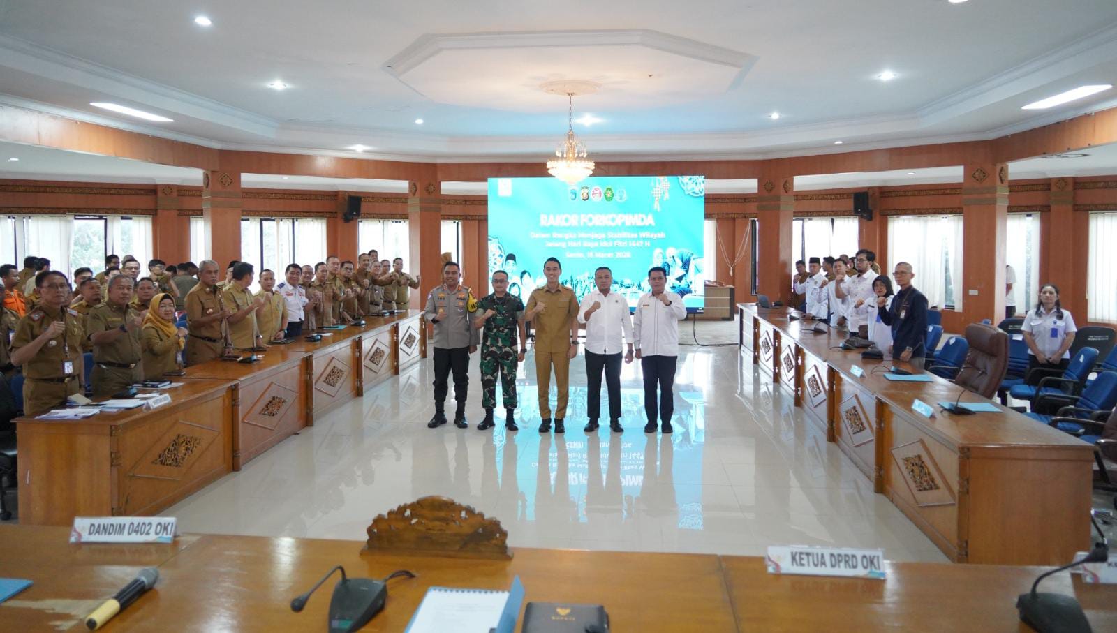 Forkopimda OKI Perkuat Kesiapsiagaan Jelang Idul Fitri 1447 H