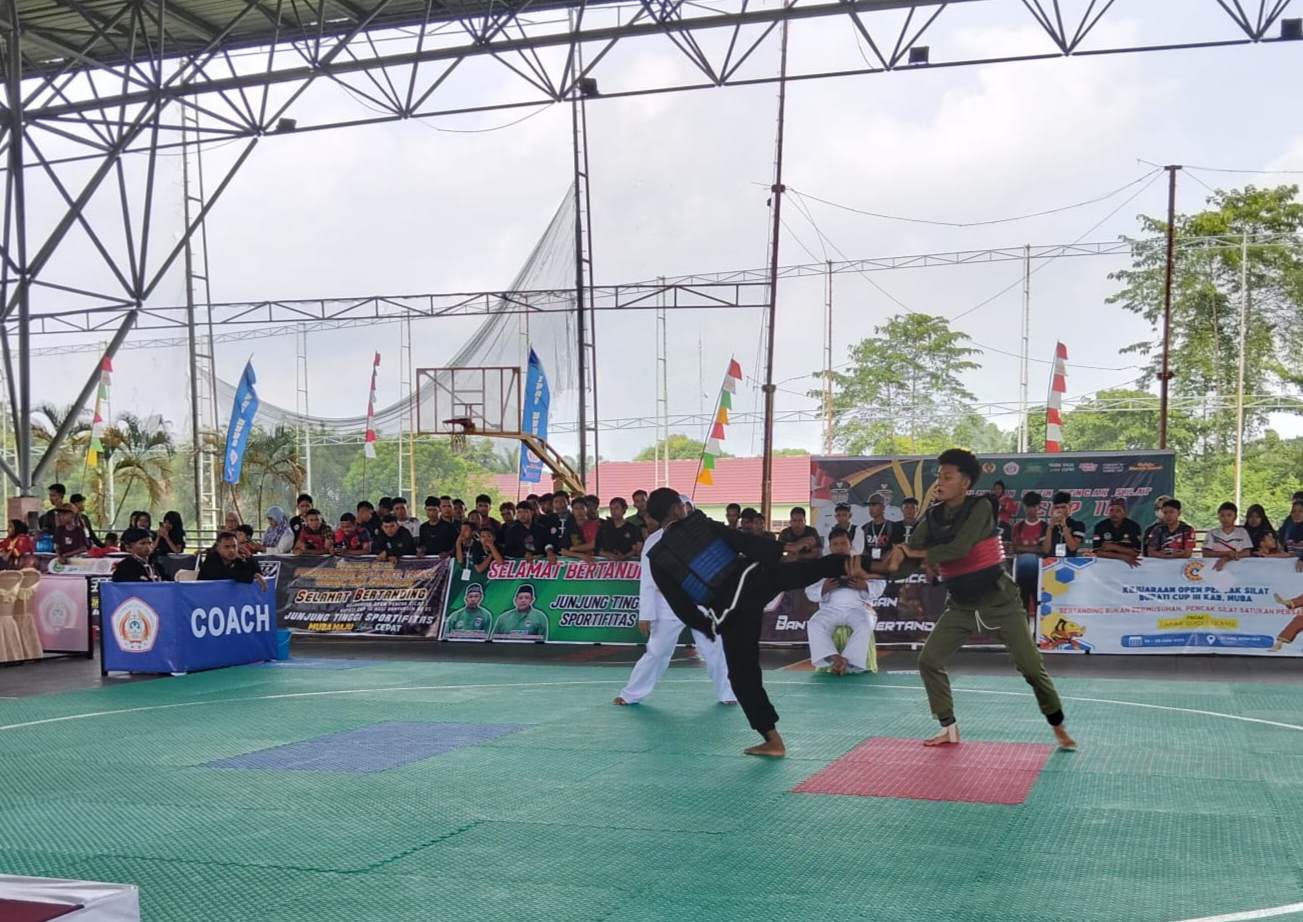 Ratusan Pesilat Ikuti Kejuaraan Open Pencak Silat Bupati Muba Cup 2025