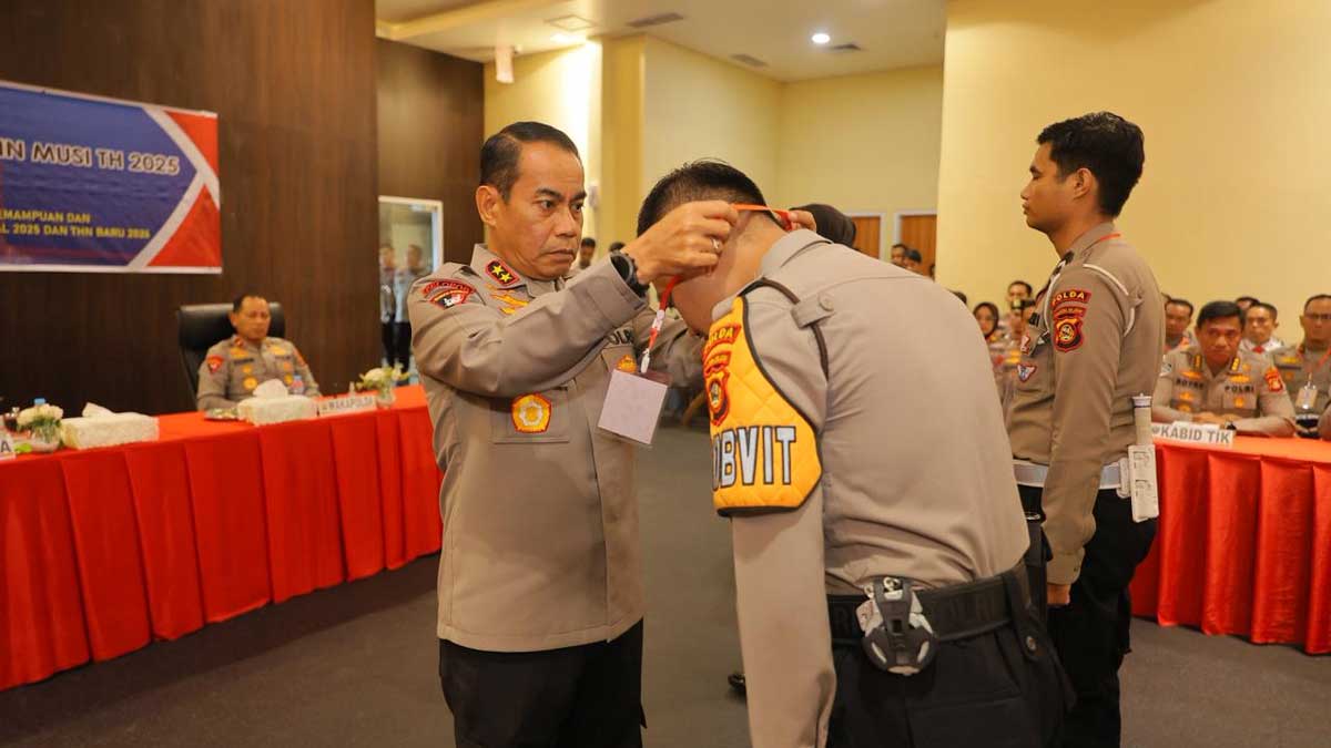 Polda Sumsel Gelar Latpraops Lilin Musi 2025, Antisipasi Lonjakan Aktivitas Nataru