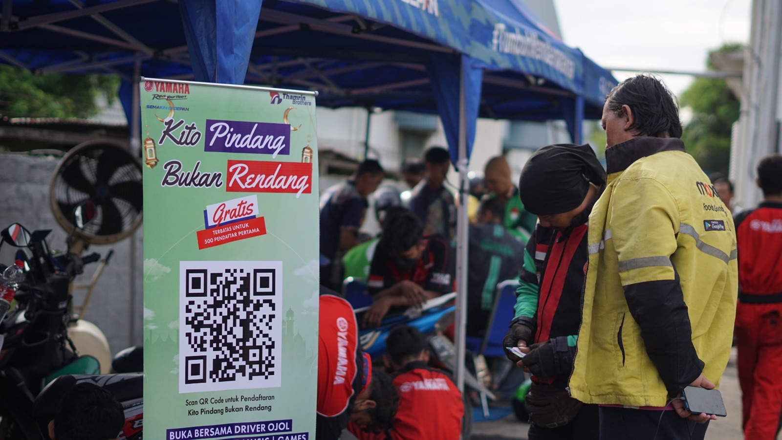 Undang Pengendara Ojol, Yamaha Thamrin Brothers Meriahkan Ramadan dengan Pindang Tulang dan G-Ultima!