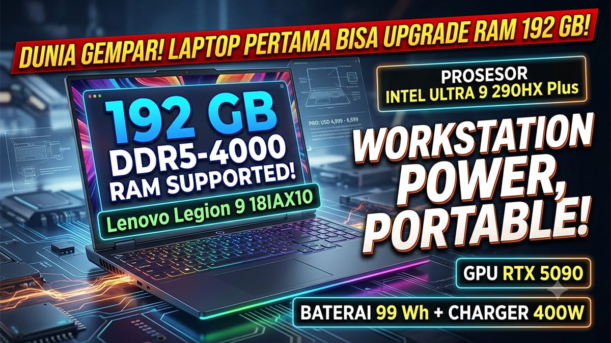 Nggak Main-Main, Simak Kehebatan Laptop Gaming Kasta Tertinggi yang Setara Workstation Raksasa