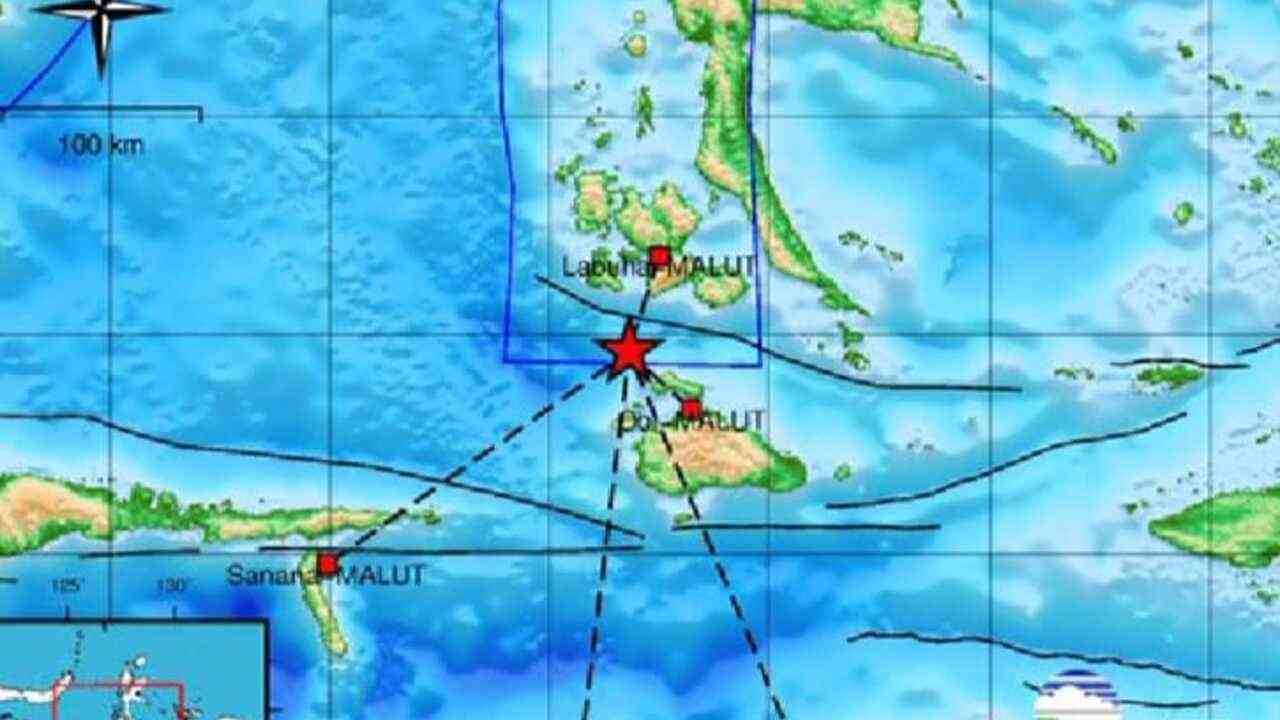 Update BMKG, Gempa 4.5 Guncang Maluku Utara, Terjadi di Kedalaman 14 Km