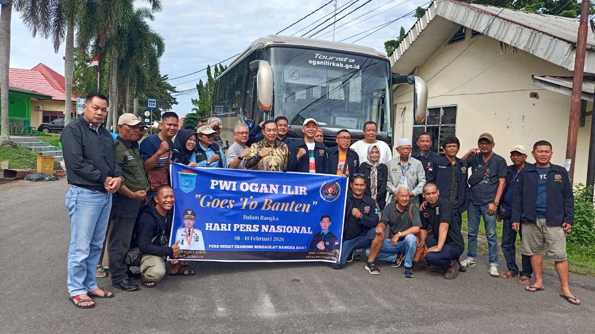 Bawa Nama Daerah ke HPN Banten, Kontingen PWI Ogan Ilir Dilepas Resmi oleh PJ Sekda