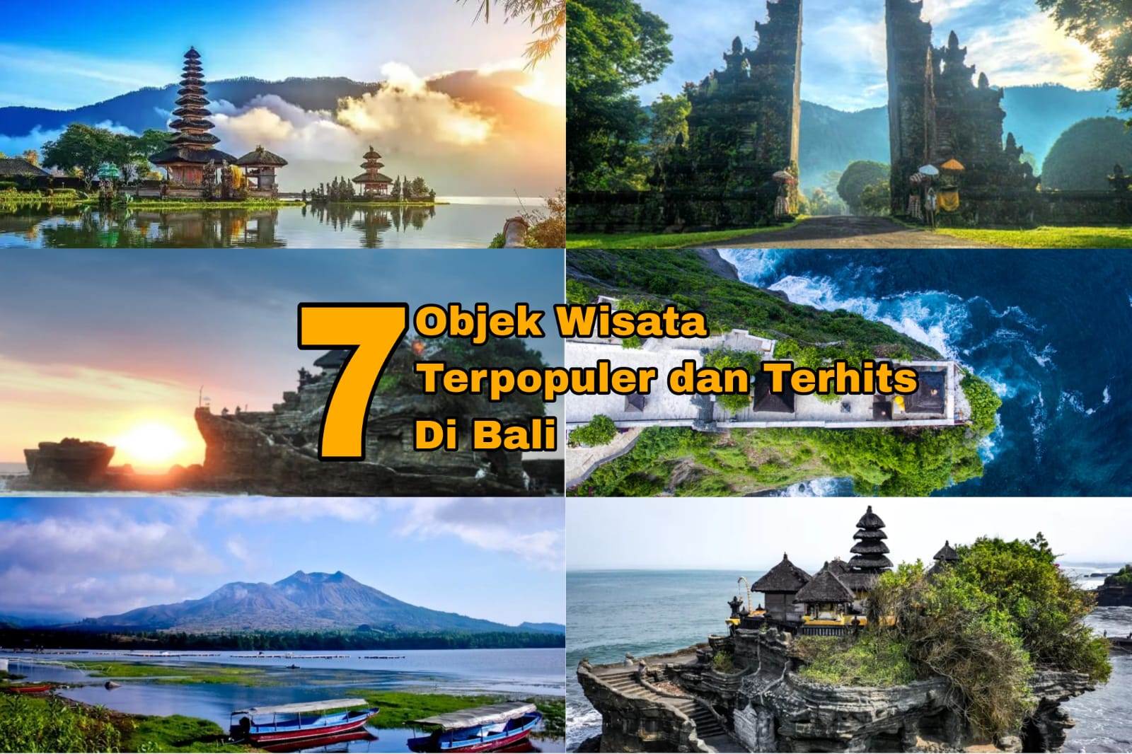 7 Objek Wisata Terpopuler dan Terhits di Bali, Keindahannya Bikin Malas Pulang