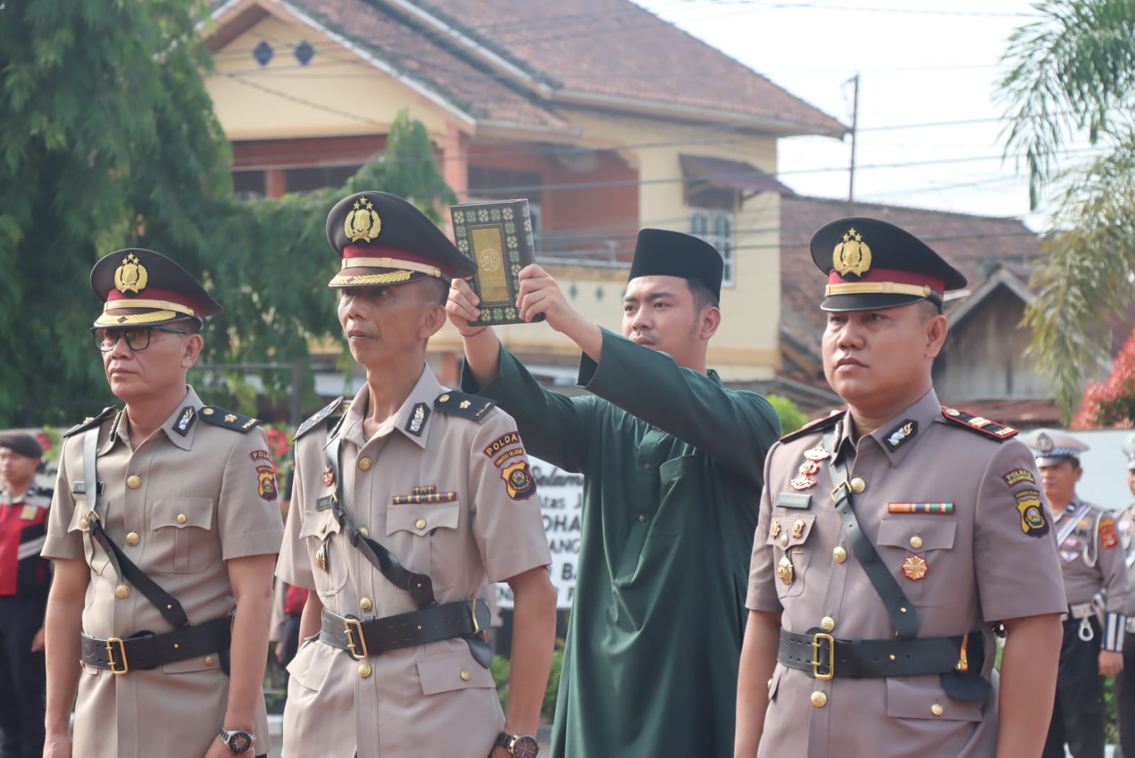 Iptu Joharmen Jabat Kapolsek Sanga Desa, Ini Pesan Kapolres Muba