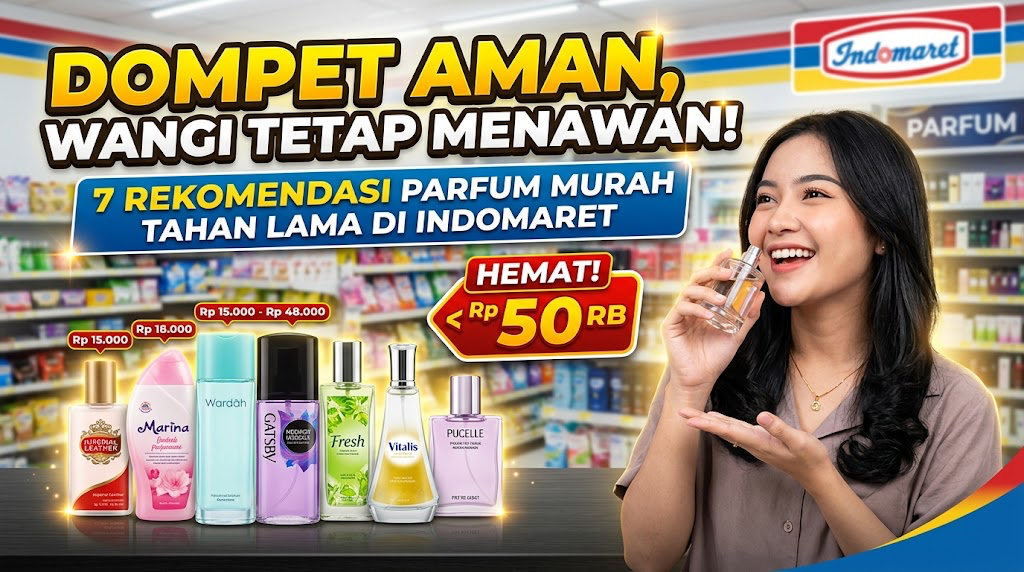Dompet Aman, Wangi Tetap Menawan! 7 Rekomendasi Parfum Murah Tahan Lama di Indomaret