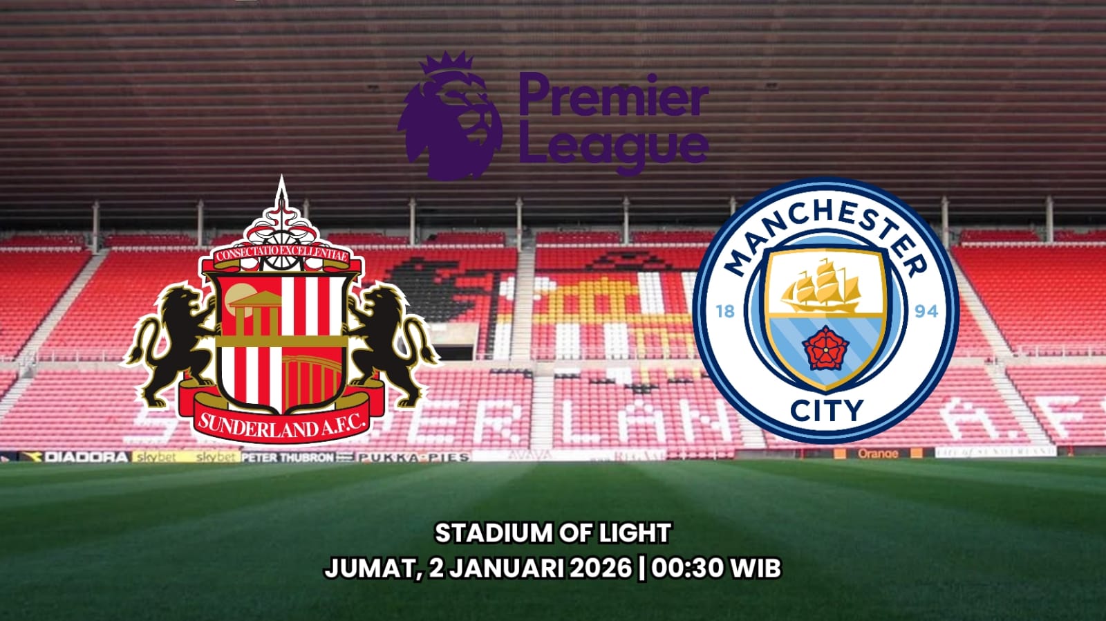 Sunderland vs Manchester City: Preview, Prediksi dan Susunan Pemain