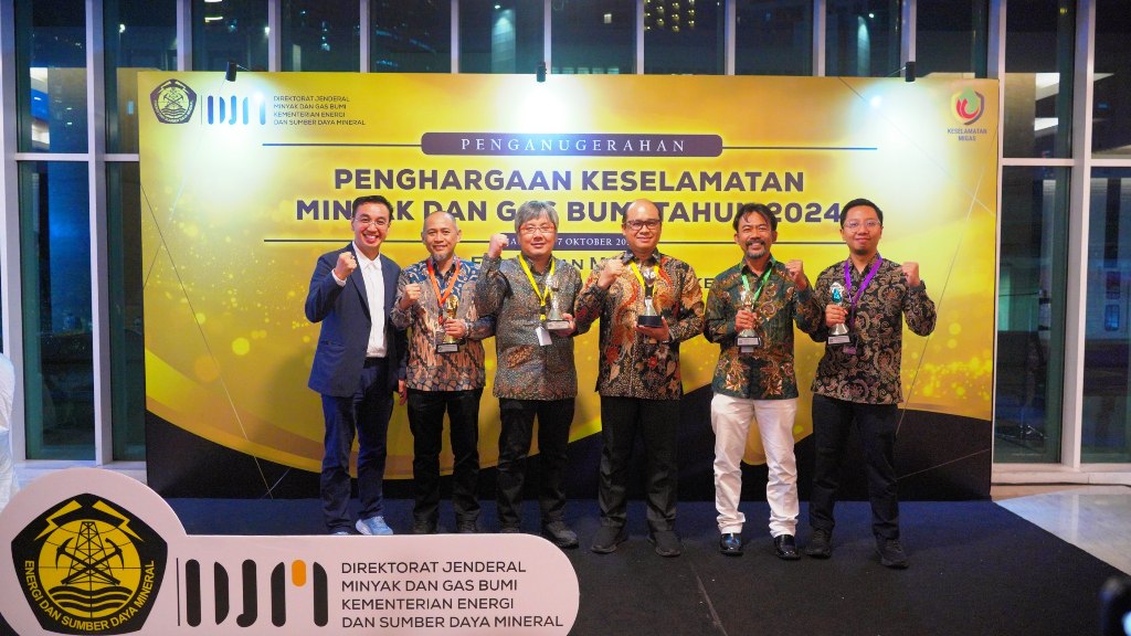 5 Penghargaan Keselamatan Kerja Diraih Regional Indonesia Timur