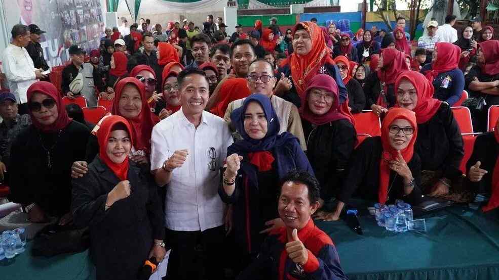 Ratu Dewa Silaturahmi Bersama K2PI Sumsel dan Warga Masyarakat Kota Palembang di daerah Sukarela