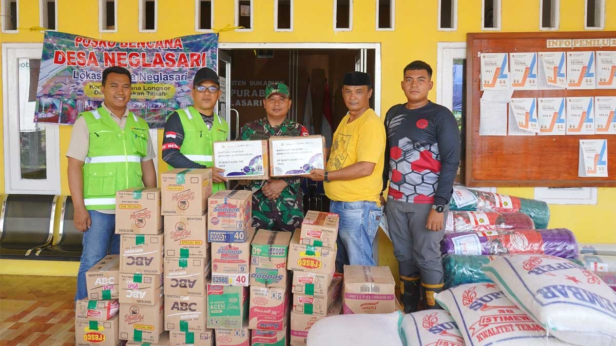 Misi Kemanusiaan, Bukit Asam Kirim Bantuan dan Tim Tanggap Darurat ke Sukabumi