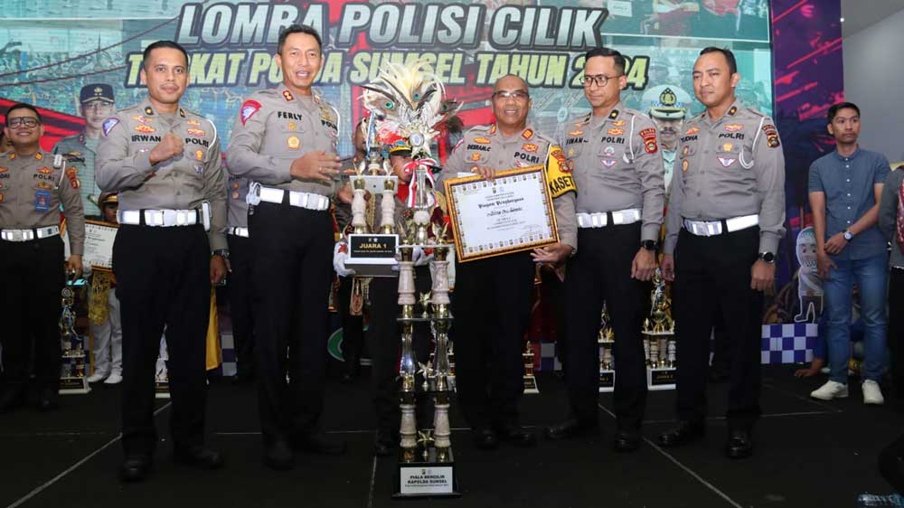 17 Polres Jajaran Polda Sumsel Ikuti Lomba Pocil, Ini Pesan Dirlantas Polda Sumsel