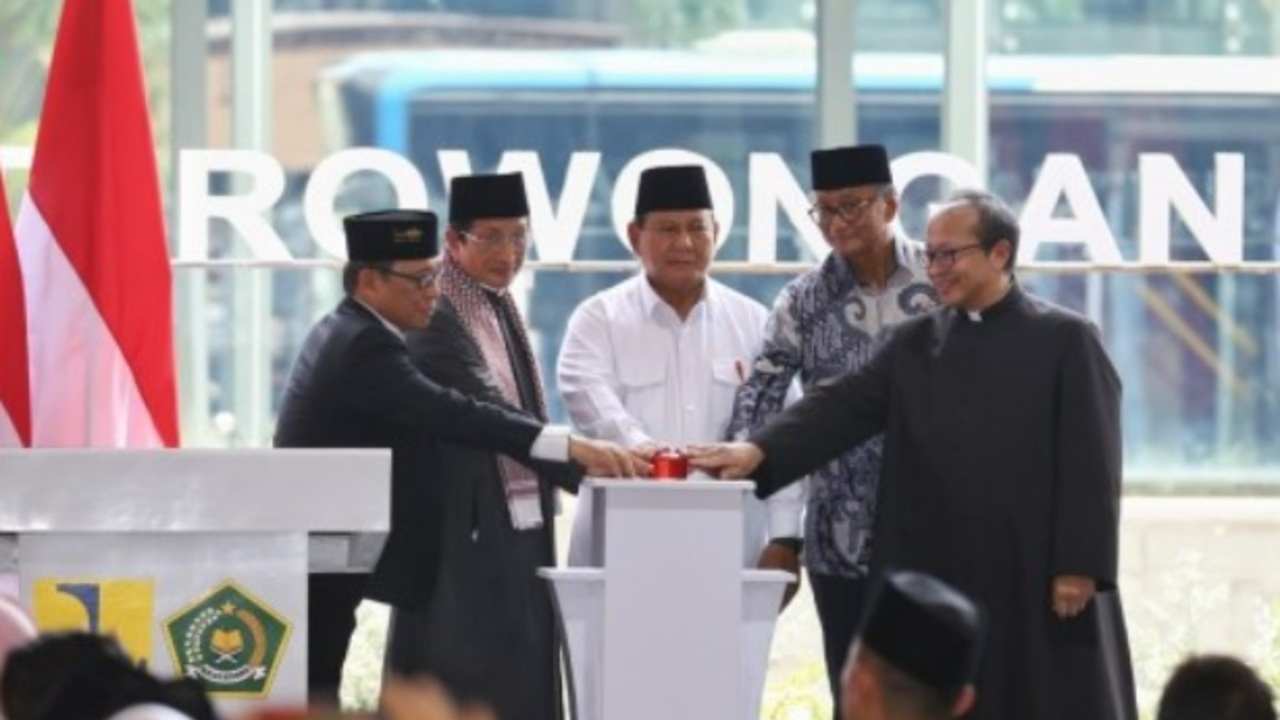 Terowongan Masjid Istiqlal-Gereja Katedral Diresmikan, Telan Anggaran hingga Rp38,9 Miliar