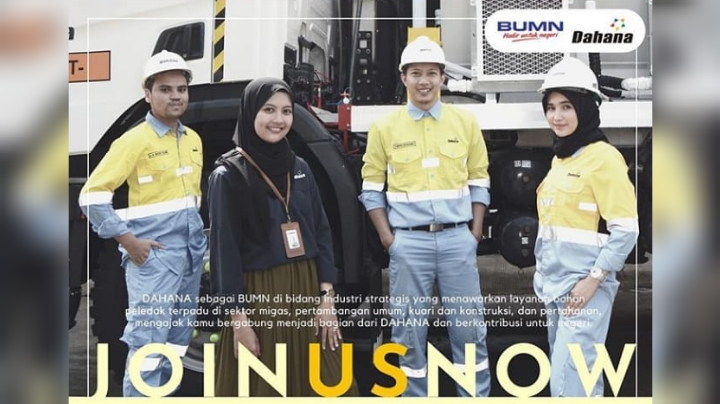 Lowongan Kerja BUMN PT Dahana, untuk Fresh Graduate dan Lulusan S1 Penempatan Jakarta dan Subang 